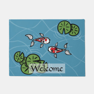 Felpudo Fuku y Heiwa el Doormat de Koi