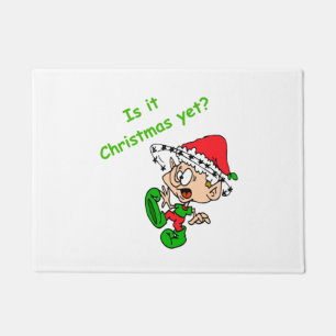 Felpudo Funny Chiste de Navidades sobrecogió feriado de El