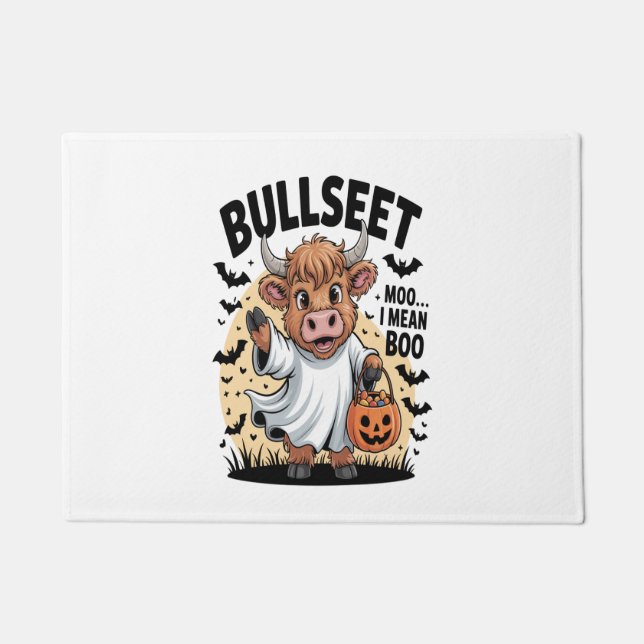 Felpudo Funny Cow Halloween (Anverso)