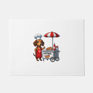 Felpudo Funny Dachshund Perro Weiner Sausage Hotdog Sandwi