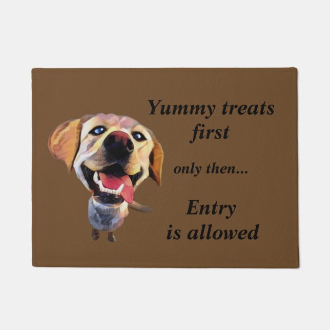 Felpudo Funny Personalizado Labrador Recuperever Doormat (Anverso)