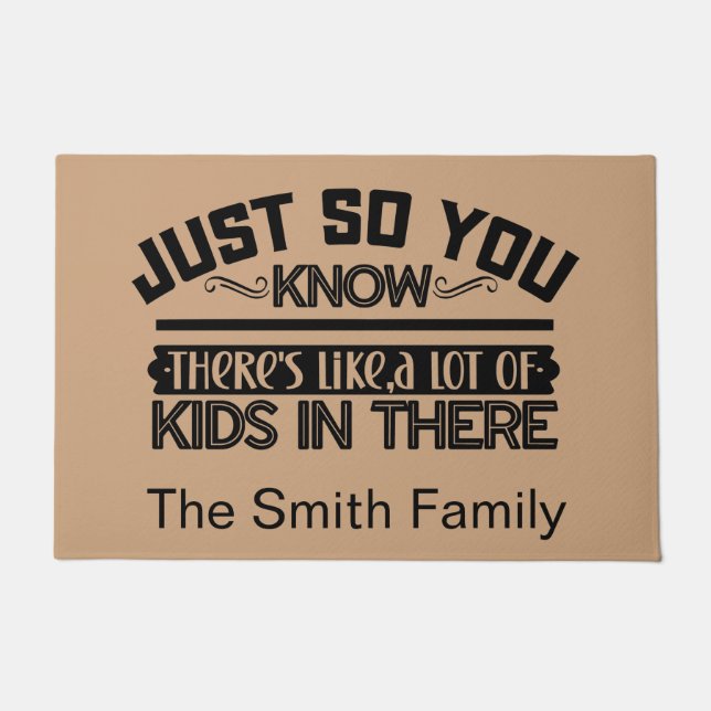 Felpudo Funny Personalized Welcome Doormat  (Anverso)