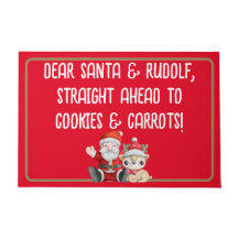 Funny Santa Cookies Straight Ahead Christmas