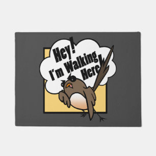 FELPUDO FUNNY STYLE BIRD DOORMAT