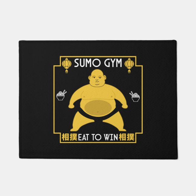 Felpudo Funny Sumo Wrestler (Anverso)