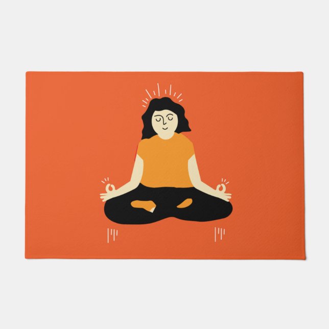 Felpudo Funny Zen Welcome Door Mat (Anverso)