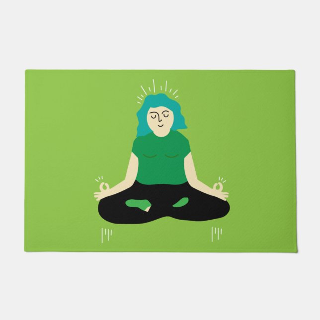 Felpudo Funny Zen Welcome Door Mat (Anverso)