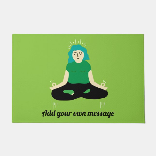 Felpudo Funny Zen Welcome Door Mat (Anverso)