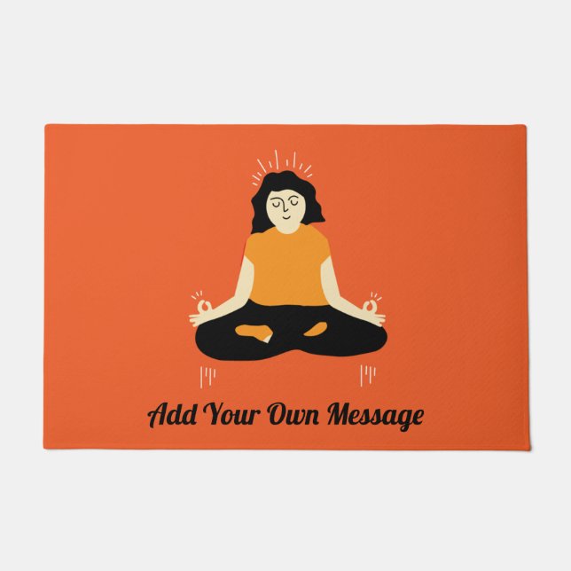 Felpudo Funny Zen Welcome Door Mat (Anverso)