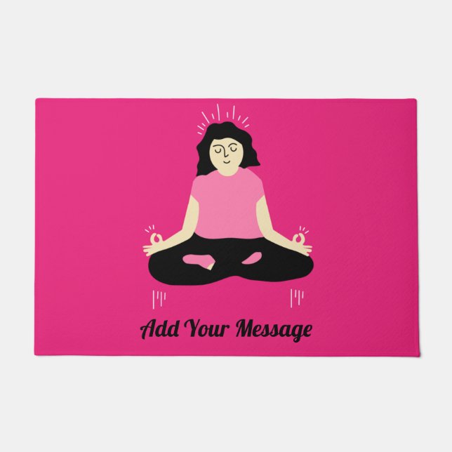 Felpudo Funny Zen Welcome Door Mat (Anverso)