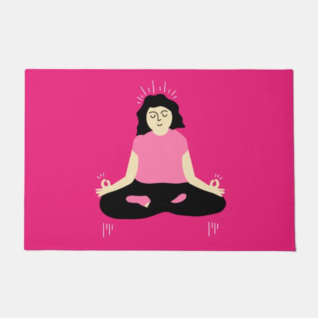 Felpudo Funny Zen Welcome Door Mat (Anverso)