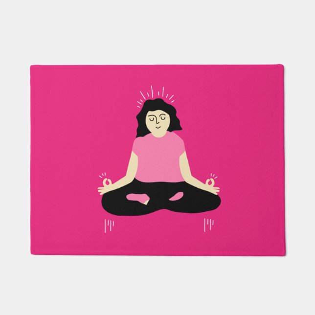 Felpudo Funny Zen Welcome Door Mat (Anverso)