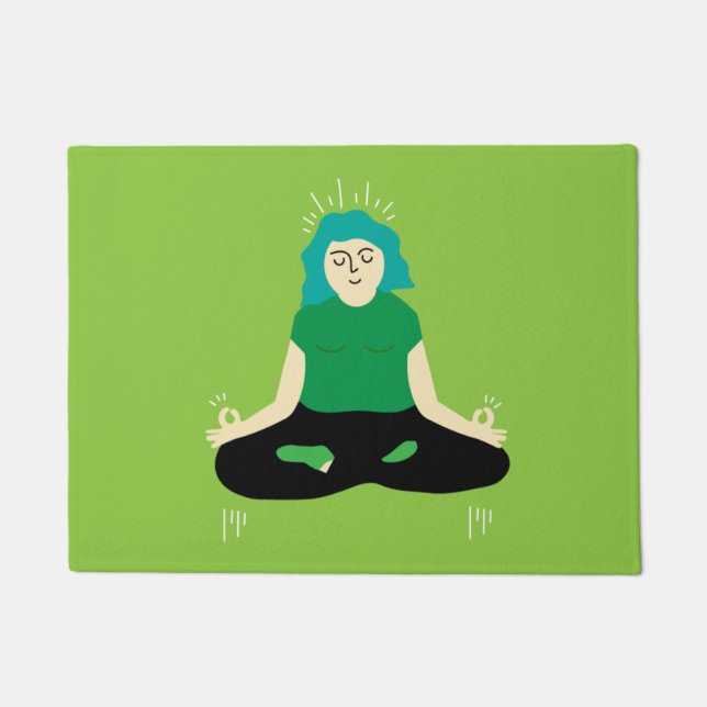 Felpudo Funny Zen Welcome Door Mat (Anverso)