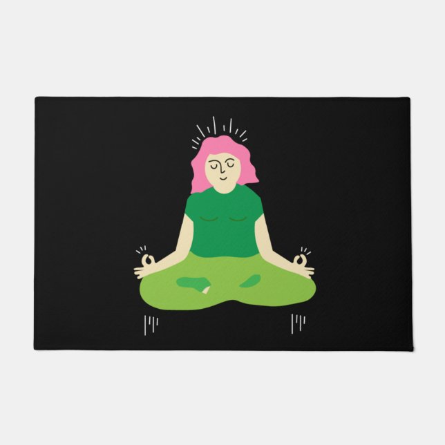 Felpudo Funny Zen Welcome Door Mat (Anverso)