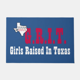 Felpudo "G.R.I.T.- Chicas Criados En Texas"