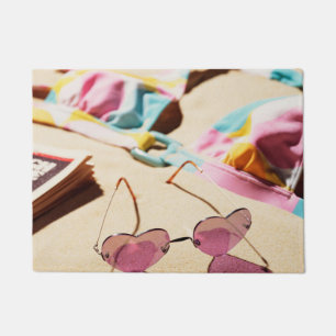 Felpudo Gafas de sol de la forma del top bikini y del