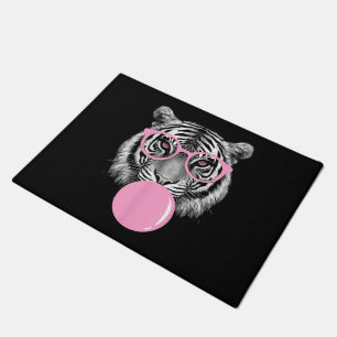 Felpudo Gafas de Tigre de Mujeres Divertidas y Animación d