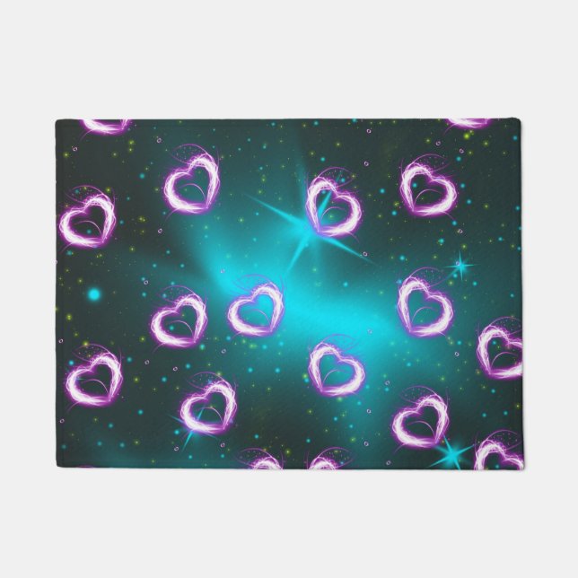 Felpudo Galaxia del corazón (Anverso)