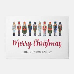 Felpudo Galletas Navideñas Rojas Lindas Feliz Navidad 