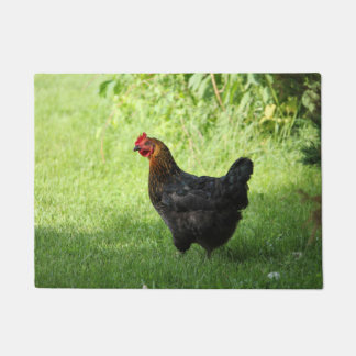 Felpudo Gallina negra de la roca