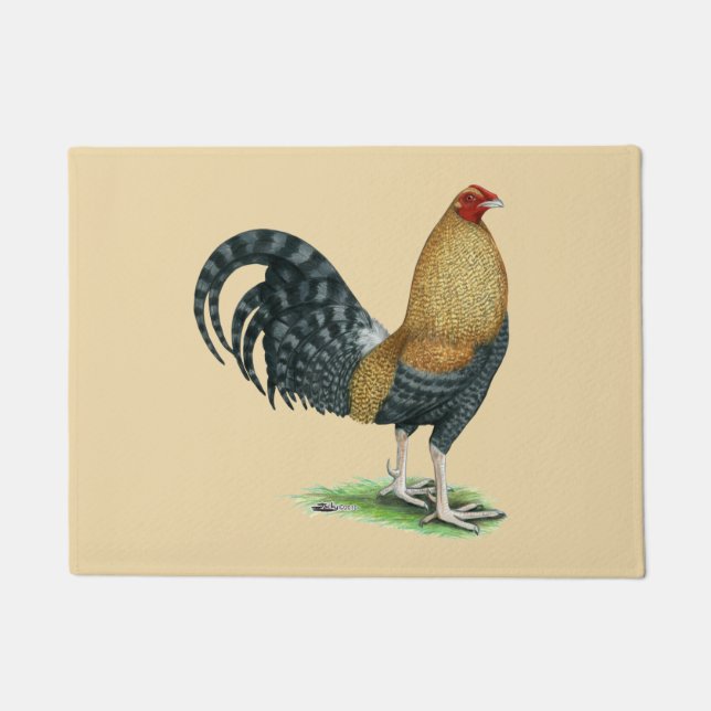 Felpudo Gamecock: Dom o Crela (Anverso)