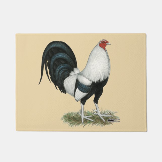 Felpudo Gamecock plateado (Anverso)