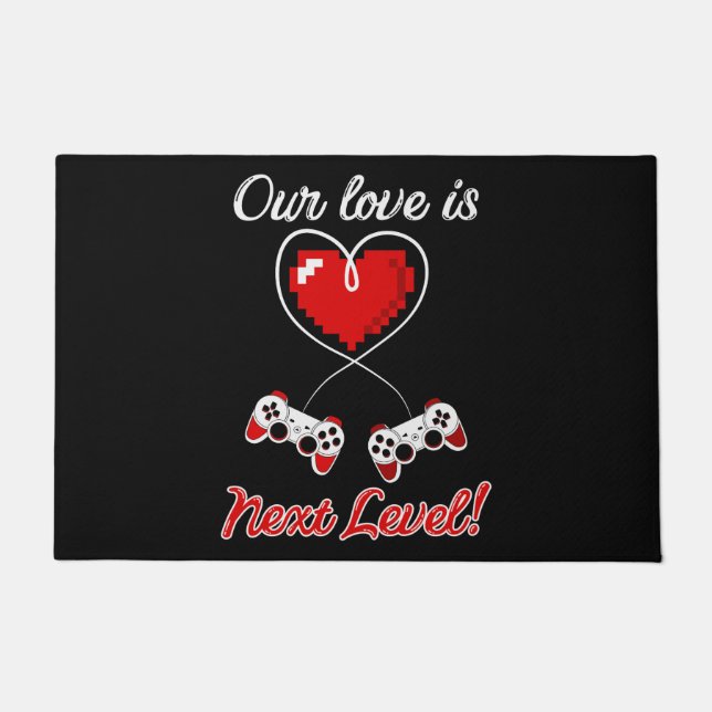 Felpudo Gamer Valentine Doormat (Anverso)