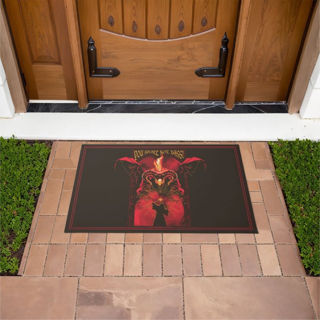 Felpudo GANDALF™ Vs Balrog "No Pasarás" Gráfico (Exterior)