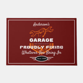 Felpudo Garaje Cualquier Nombre Arreglando Orgulloso Diver