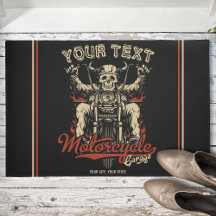 Garaje para la tienda de motocicletas de Skeleton 