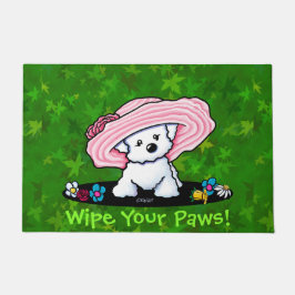 Felpudo Garden Helper Bichon Frise Doormat
