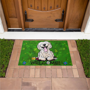 Felpudo Garden Helper Goldendoodle Doormat