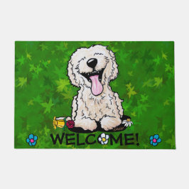Felpudo Garden Helper Goldendoodle Doormat