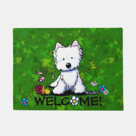 Felpudo Garden Helper Westie Doormat