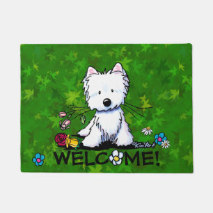 Felpudo Garden Helper Westie Doormat