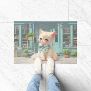 Felpudo Gatito con sabor suave y azul en pastelería
