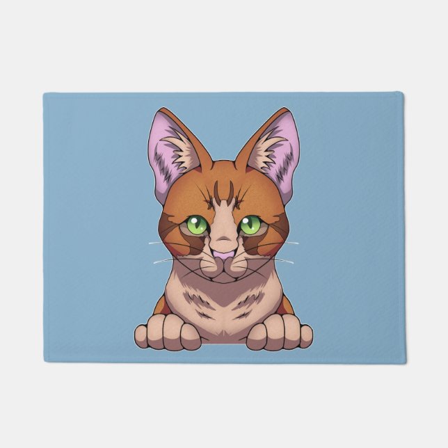 Felpudo Gato de corte (Anverso)
