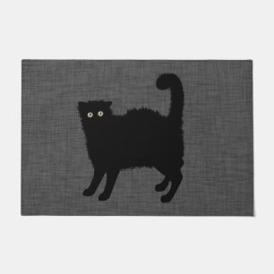 Felpudo Gato de gato con miedo Doormat