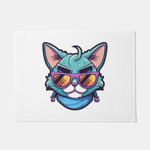 Felpudo Gato de Guay con gafas de sol