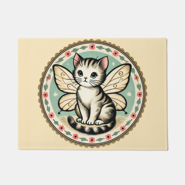 Felpudo Gato de hadas (Anverso)