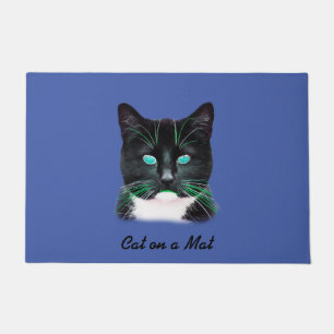 Felpudo Gato de ojos turquesa