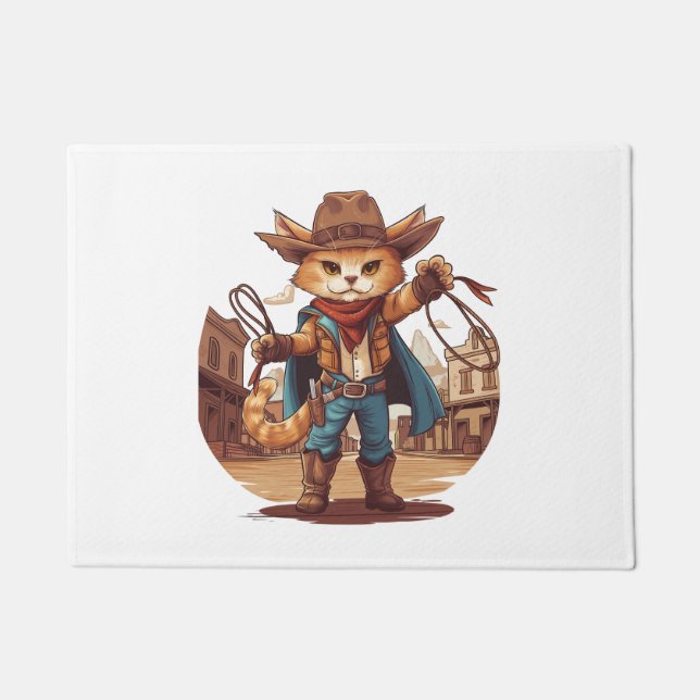 Felpudo Gato de vaca (Anverso)