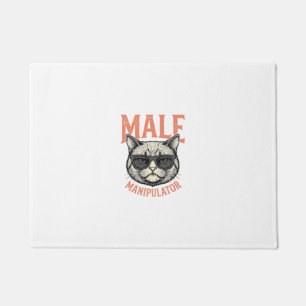 Felpudo Gato Divertido Manipulador Masculino Gafas de Sol 