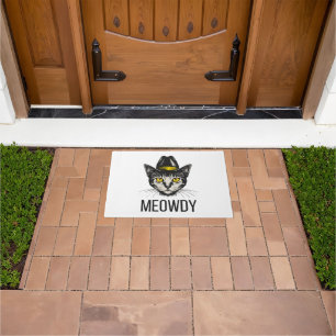 Felpudo Gato Divertido Miau