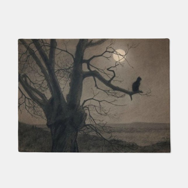 Felpudo Gato en el claro de luna, Alejandro Steinlen (Anverso)