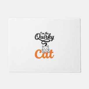 Felpudo Gato extravagante grabado vintage diseño amante de