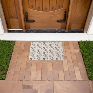 Felpudo Gato Fish Meow Paws Cactus Door Mat