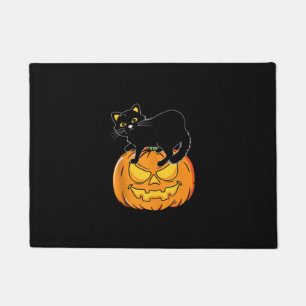 Felpudo Gato Halloween Tocante Gatito Lover Trick O Trek K