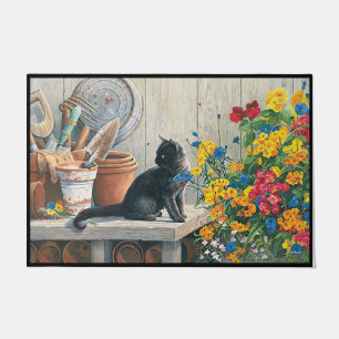 Felpudo Gato Lover Doormat, gato de bienvenida, gato regal