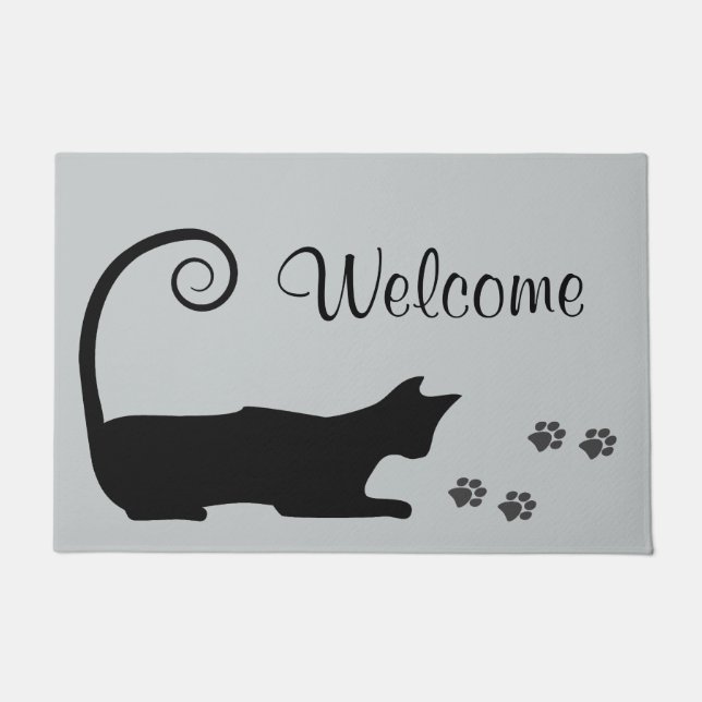 Felpudo Gato negro (Anverso)